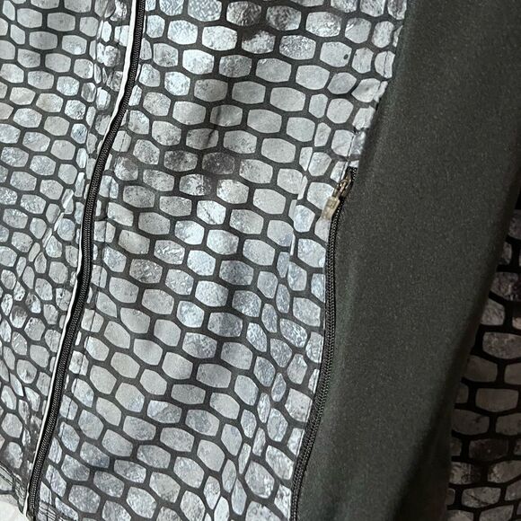 Champion duo dry running jacket windbreaker black grey size medium - Picture 8 of 16